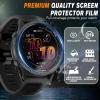 8 Packs Compatible for Garmin Forerunner 570 47mm Screen Protector,Advanced Soft TPU (Non-tempered Glass) High Definition Scratch Resistance without Bubbles view 3