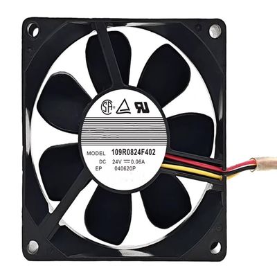 109R0824F402 DC 24V 0.06A 80x80x25mm 3-Wire Cooling Fan
