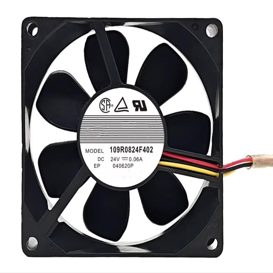 109R0824F402 DC 24V 0.06A 80x80x25mm 3-Wire Cooling Fan