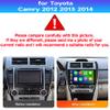 Radio for Toyota Camry 2012 2013 2014 Android 13 10.1" IPS Touch Screen, Car Stereo with CarPlay & Android Auto, GPS Navigation DSP SWC 5G WiFi Camera 4CORE 2+64GB view 2