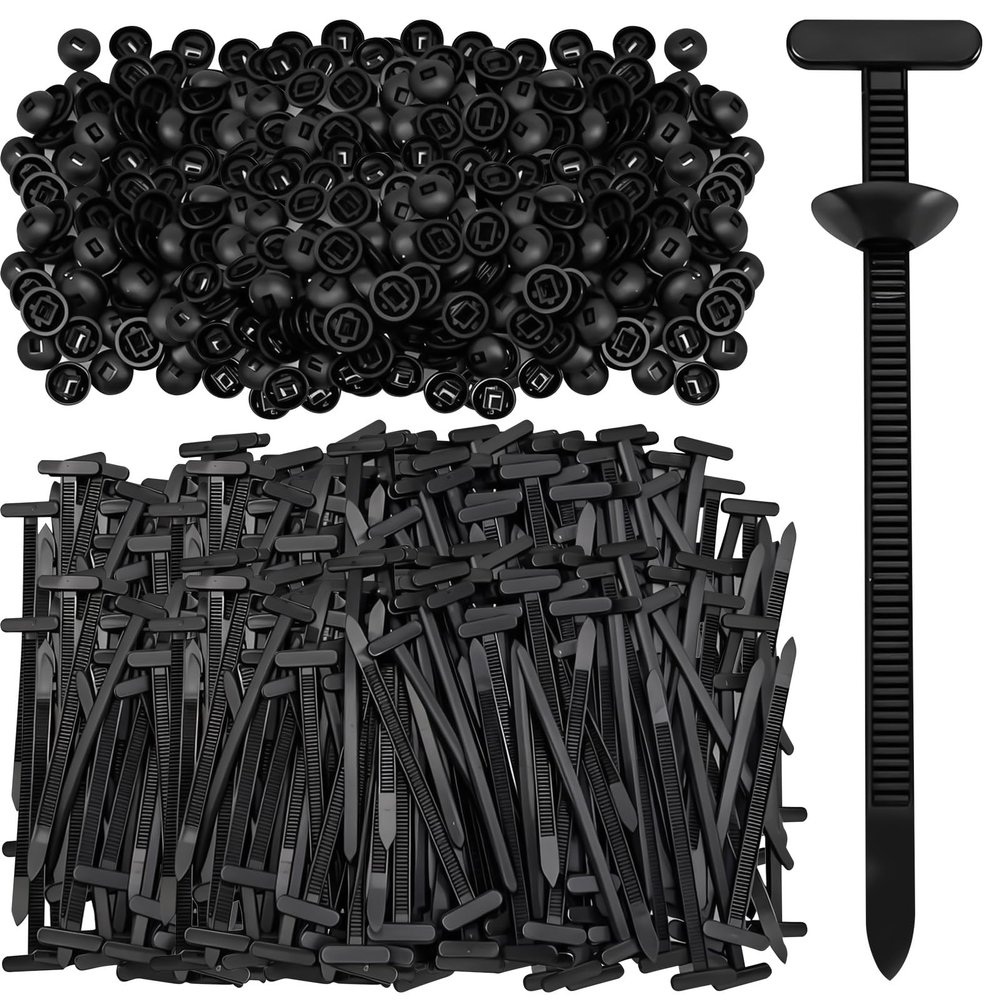 150Pcs Nylon Universal Cable Tie Buckle, Zipper Clips Heavy Duty Plastic Plastic T Zip Ties Self-Locking Holder for Car Daily Repair Quick Fixing Multipurpose