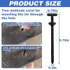 150Pcs Nylon Universal Cable Tie Buckle, Zipper Clips Heavy Duty Plastic Plastic T Zip Ties Self-Locking Holder for Car Daily Repair Quick Fixing Multipurpose view 2