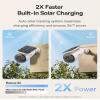 Baseus S2 4K Solar Security Cameras Wireless Outdoor - Radar+PIR Detection, AI Face Recognition, Auto Sunlight-Tracking, Color Night Vision, IP67, No Monthly Fee, Local Storage, Featured at CES 2025 view 4