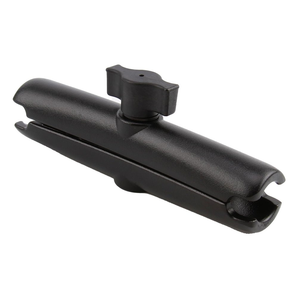 Double Socket Arm Compatible with RAM Mounts B Size 1" Ball Components, Fits Industry All Standard 1" Ball Adapters for Fish Finder Mount, GPS Mount Bracket, Phone Holder (5.91" Long Arm)