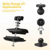 Double Socket Arm Compatible with RAM Mounts B Size 1" Ball Components, Fits Industry All Standard 1" Ball Adapters for Fish Finder Mount, GPS Mount Bracket, Phone Holder (5.91" Long Arm) view 4
