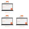4:3/16:9 4K Portable Screen for Projector, Portable Projector Screen, 20 Inch, 30 Inch, 40 Inch, 50 Inch 2.2 Gain Fiberglass Projection Screen for Wedding Party Office Presentation(16:9,50") view 2