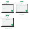 4:3/16:9 4K Portable Screen for Projector, Portable Projector Screen, 20 Inch, 30 Inch, 40 Inch, 50 Inch 2.2 Gain Fiberglass Projection Screen for Wedding Party Office Presentation(4:3,40") view 2