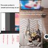 4:3/16:9 4K Portable Screen for Projector, Portable Projector Screen, 20 Inch, 30 Inch, 40 Inch, 50 Inch 2.2 Gain Fiberglass Projection Screen for Wedding Party Office Presentation(4:3,40") view 3