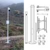 LXLZYXSF Farm Villages Security Cameras Post Stand, Remote Cameras Pole 20feet 18feet 16feet 15feet 13feet 11feet 10feet, Metal Street Light Column for House Exteriors(6.5ft (2 Sections) H) view 1