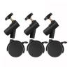 3Pcs Set Flexible Swivel Casters Wheels with 16mm Diameter Mounting Holes for Photography Light Stand Tripod Wheels Premium ABS Material Smooth 360 Rotation Lockable System view 3