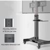 FENOKD Mobile TV Stand, TV Stand on Wheels, Television Stands On Wheels, TV Riser TV Mounts, Stands & Turntables, Trolley Floor Bracket view 2