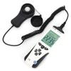 LCD Digital Light Meter Luxmeter Illuminometer Photometer Portable for Photography Studio ABS Black view 3