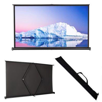 30/40/50" Inch Portable Projection Screen16:9 Small Retractable Floor Standing Mobile Tabletop Screen, Lightweight Carry & Durable, Portable Projection Screen Indoor Legs and Carry Bag(40in/4:3)