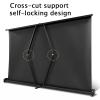 30/40/50" Inch Portable Projection Screen16:9 Small Retractable Floor Standing Mobile Tabletop Screen, Lightweight Carry & Durable, Portable Projection Screen Indoor Legs and Carry Bag(40in/4:3) view 4
