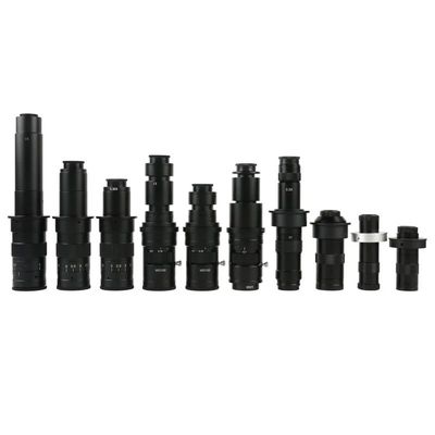 1pc 100X 130X 180X 200X 300X 500X Adjustable Continuous Zoom C Mount Optical Lens for Industry Video Microscope Camera(200X)