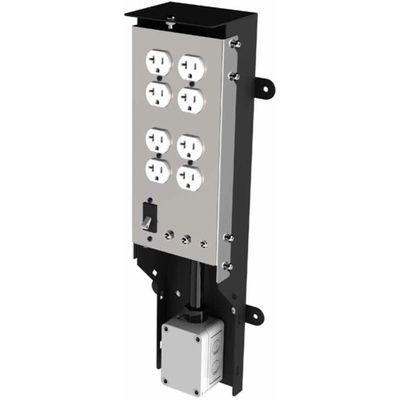 Peerless - KOF-Opt-Electrical - Power Distribution Unit for Peerless-AV KOF555-1/2/3 Outdoor Digital Menu Boards - 8 x