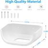 Huafly 1Pcs Screwless Wall Mount Bracket for eero 7 WiFi, VHB Stick On Holder, Strong Adhesive Holder, No Tools No Drilling No Hole-White (eero 7 Mount,1Pcs) view 2
