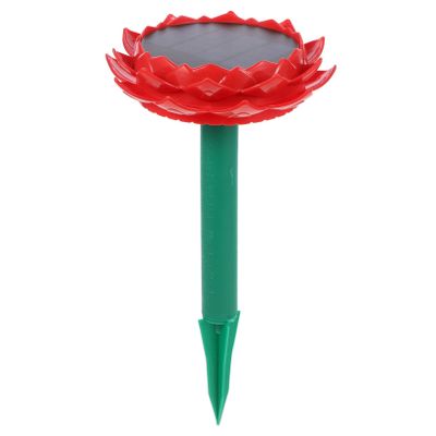 HONMEET Solar Powered Waterproof Lotus Speaker for Outdoor Gardens Portable Music Player for Buddhist Songs and Prayer for Courtyards and Patios Sturdy Design