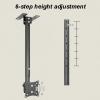 FENOKD TV Stand TV Double TV Ceiling Mount, Tilt Swivel Telescopic Bracket Fits Most 12-32 Inch TVs, Holds 2 Back to Back TVs, Max 100x100mm, view 3