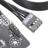 bodateng HD Audio/USB2.0 9pin Header Computer Motherboard Front Extension Cable Male to Female Connection Flat Cable(HDAudio,0.5m) view 4