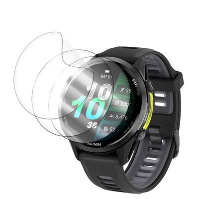 3-Pack Screen Protector Intended for Garmin Forerunner 970 Cover, Ultra-Thin Clear TPU Film, Anti-Scratch, Bubble-Free
