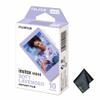 FUJIFILM INSTAX MINI Soft Lavender Instant Film (10 Exposures) + Microfiber Cleaning Cloth view 1