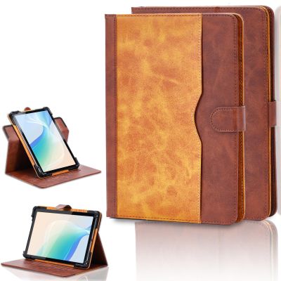 Case for Weelikeit P26w Tablet Case 360 Degree Rotation Multi-Viewing Angels PU Leather Stand Folio Cover Brown