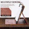 Case for Weelikeit P26w Tablet Case 360 Degree Rotation Multi-Viewing Angels PU Leather Stand Folio Cover Brown view 3