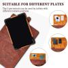 Case for Weelikeit P26w Tablet Case 360 Degree Rotation Multi-Viewing Angels PU Leather Stand Folio Cover Brown view 4