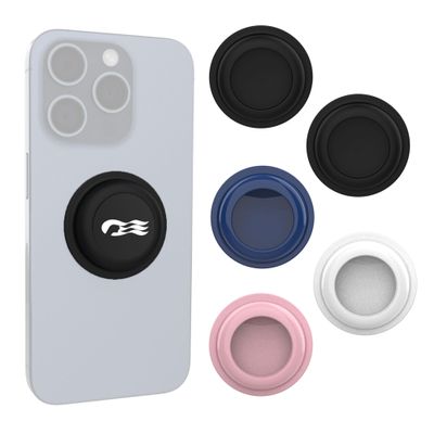 GudCoaks [5 Pack] Princess Cruise Medallion Holders for iPhone, Android, and All Devices - Stickers Cell Phone Holder Accessories for Carnival Ocean Medallion (Black/White/Blue/Black/Pink)
