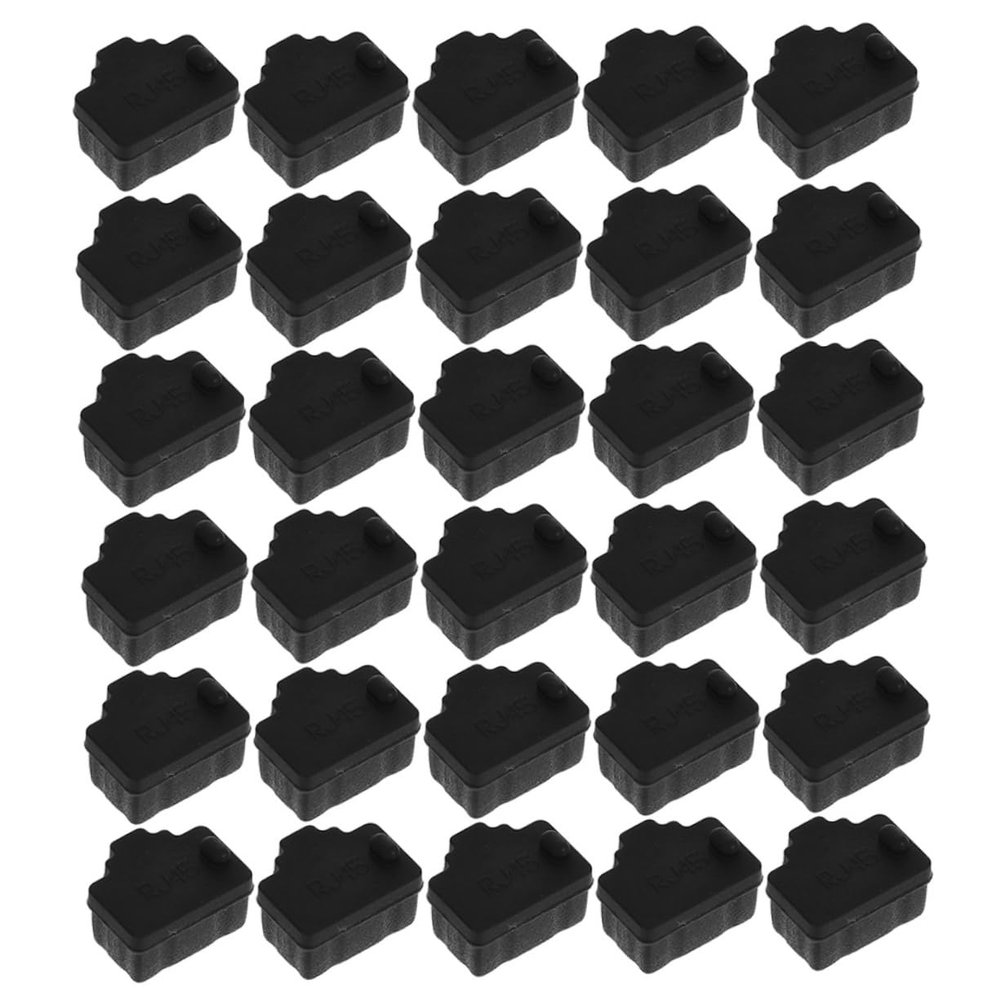 IWOWHERO 50Pcs Dust Plug Caps for Ethernet Ports High Grade Network Connector Protectors for Routers and Tvs Compact and Design