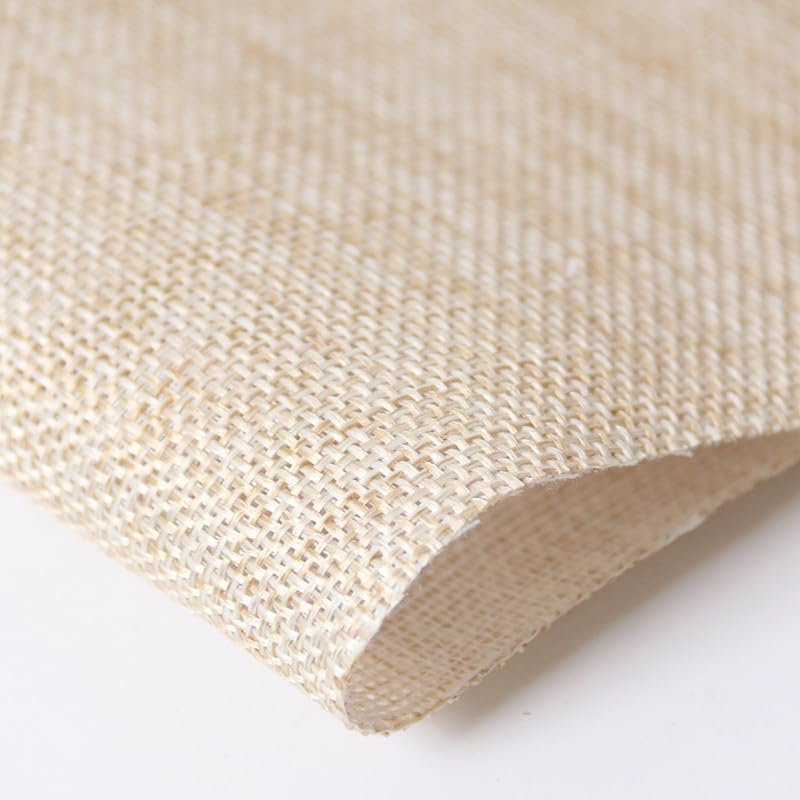Speaker Grill Cloth Linen Speakers Fabric Protective Dustproof Mesh Cloth Stereo Fabric Replacement for Media Cabinet KTV Boxes(C)