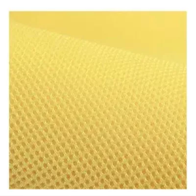 Speaker Mesh Fabrics for Stereo Sound Box Thick Breathable 155cm Wide 185g/M2 2mm Thickness(Yellow,100CMX150CM_180 GSM)
