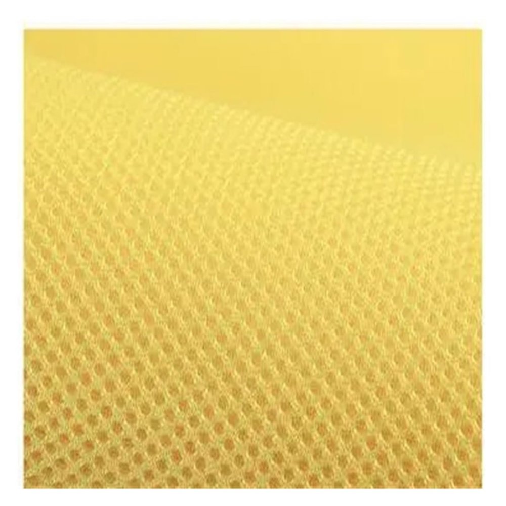 Speaker Mesh Fabrics for Stereo Sound Box Thick Breathable 155cm Wide 185g/M2 2mm Thickness(Yellow,100CMX150CM_180 GSM)