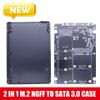 2 in 1 M.2 NGFF B-Key & mSATA SSD To SATA 3.0 Adapter Converter Case Enclosure view 3