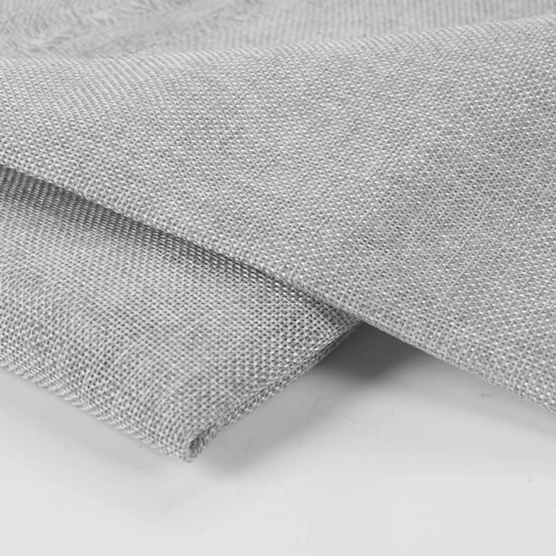 Speaker Grill Cloth Linen Speakers Fabric Protective Dustproof Mesh Cloth Stereo Fabric Replacement for Media Cabinet KTV Boxes(E)
