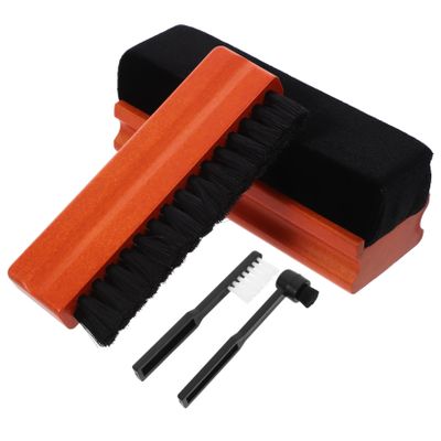 Mipcase Record Kit Vinyl Cleaning Brush Vinyl Record Accessories Easy to Use for Cd Longevity Assurance