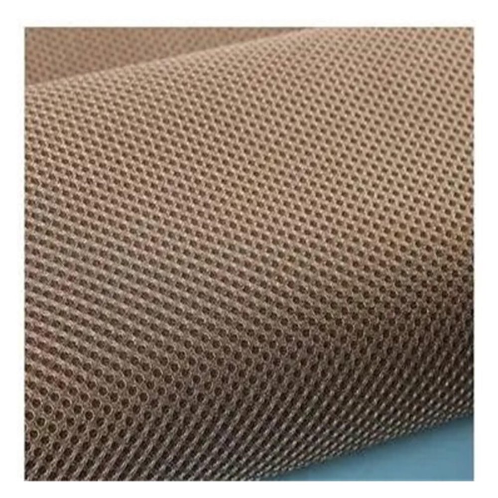 Speaker Mesh Fabrics for Stereo Sound Box Thick Breathable 155cm Wide 185g/M2 2mm Thickness(Khaki,50CMX150CM_180 GSM)