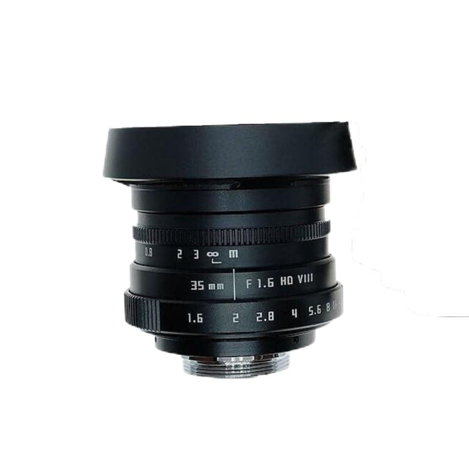 35mm F1.6 HD Prime Lens for Fit for Nikon E EF-M Fuji X M4/3 Mount Beginner