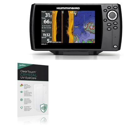 BoxWave Screen Protector Compatible with Humminbird Helix 7 Chirp GPS G2N - ClearTouch Crystal Anti-UV EyeCare (2-Pack), Filters Out Harmful Blue Light Reduce Fatigue