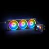 MAGFloe 420 Ultra CPU Liquid Cooler/Intel&AMD Compatible/ 3x140mm 500~2000rpm SWAFAN EX/ 420mm Radiator/MAGForce 2.0/3.95" Square LCD/Swappable Fan Blades/Black/CL-W451-PL14SW-A view 2