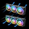 MAGFloe 420 Ultra CPU Liquid Cooler/Intel&AMD Compatible/ 3x140mm 500~2000rpm SWAFAN EX/ 420mm Radiator/MAGForce 2.0/3.95" Square LCD/Swappable Fan Blades/Black/CL-W451-PL14SW-A view 3