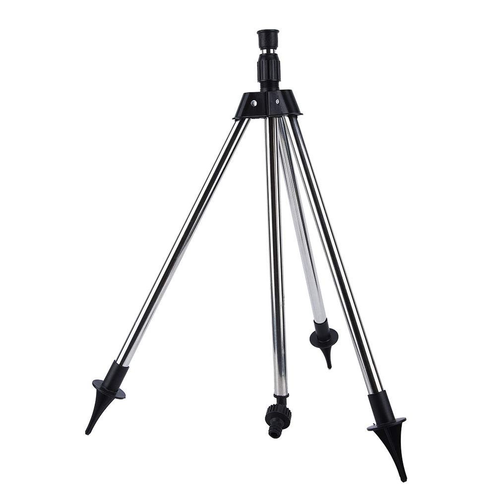 GYZOUKA Adjustable Tripod Stand for Garden Sprinkler, Tripod Holder with G1/2 Thread for Irrigation Backyard Lawn