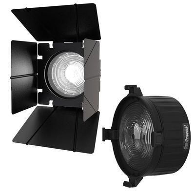 Aputure F10 10" Glass Fresnel Lens Modifier, Bowens Mount, Bundle with 10" Barndoors