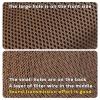 USMITING 140X50CM Speaker Grill Mesh Stereo Fabric Replacement for Acoustic Equipment Radio Speakers Dustproof Net Cover Lining Protecor(18,140x50cm) view 4