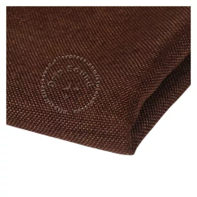 USMITING Speaker Linen Fabric Dust Grille Cloth Coarse Antique Mesh Gauze Retro Sound Transparent Dustproof Guitar Mask Protective Parts(Brown)