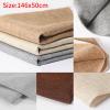 1.46x0.5m Dustproof Linen Fabric Speaker Net Cover Cloth Solid Color Sofa Background Home Textile Cloth Acoustic Supplies(Camel) view 3