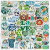 100Pcs Environmental Stickers for Water Bottle and Laptop - Earth Day Stickers Bulk - nvironmentalist Gifts - Environmental Party Supplies - Earth Day Decorations - Gifts for Women & Men view 1