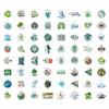 100Pcs Environmental Stickers for Water Bottle and Laptop - Earth Day Stickers Bulk - nvironmentalist Gifts - Environmental Party Supplies - Earth Day Decorations - Gifts for Women & Men view 3