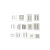 14pcs* DDR1 DDR2 DDR3 DDR4 DDR5 GDDR5X FBGA190 GDDR6 FBGA180 BGA Stencil view 3